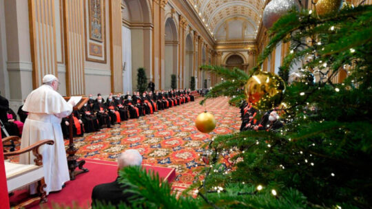 La Agencia Zenit le llamó: «El «esperado» discurso navideño»